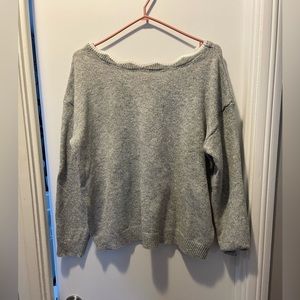 Grey Casual Sweater - Size Large